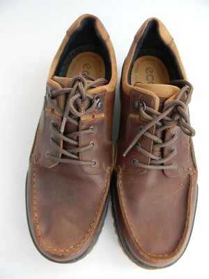 Mens Ecco Gore-Tex Brown Leather Shoes Size 13 | eBay display picture 1