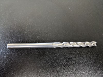 SGS 34861 1/4x1/4x1-3/4x4 (3 FL) CARBIDE SQ ENDMILL TiB2 COATING (best for Al)