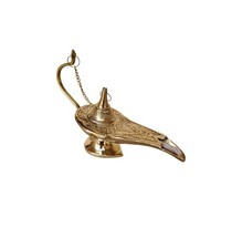 ALADIN Wunderlampe MASSIV Messing Aladdin LAMPE 