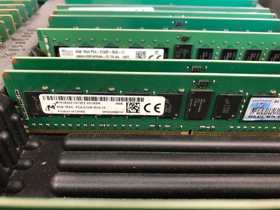 HPE 752368-081 8gb (1x8gb) 2133mhz Pc4-17000 Cas-15 Ecc Registered Single Rank - Image 2 of 3