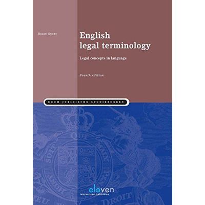 Englische Rechtsterminologie: Rechtskonzepte in Sprache (vierte Auflage) von 
