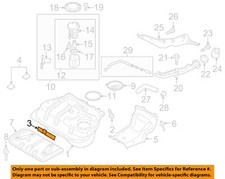 FIAT OEM 17-20 124 Spider Fuel System Components-Fuel Tank Insulator 68314021AA