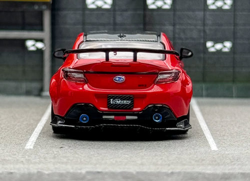 ZD CM 1:64 JDM Red BRZ Varis Arising Racing Sports Model Diecast Metal Car BN - Picture 7 of 9