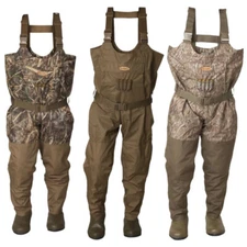 AVERY OUTDOORS BREATHABLE INSULATED WC CHEST WADERS - CAMO DUCK HUNTING WADER -