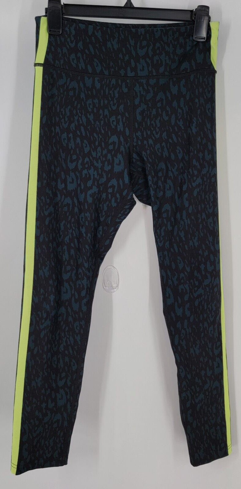 Pantaloni leggings FILA Sport Performance taglia media righe verdi e gialle running