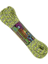 Atwood Rope MFG Parachute Cord  Zombie Infection Edition 100 FT  Yellow Gray New