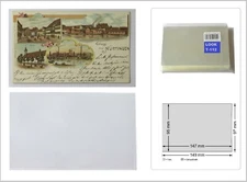 10000 Postcard Sleeves Viewcard Sleeves 75MY Old Format 97x149mm