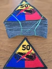 TWENTY - 50th Armored Division Patch AG Border  WW2 US Army Vintage NOS Military