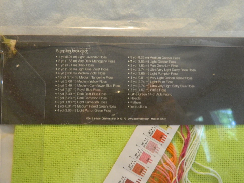 KIT PUNTO DE CRUZ CONTADO C-25 ARTISTE BY TWEISTIK “EL GATO CON CLASE” Foto 3 de 4