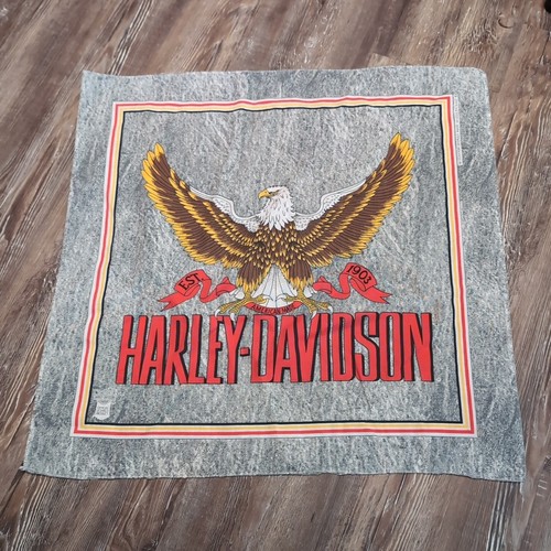 Harley - Davidson Bandana / Kerchief Gray Official Licensed Made in USA
