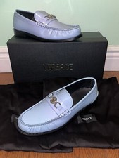NIB $775 Versace Medusa '95 Patent Leather Loafers - Sz 42 EU / 9 US