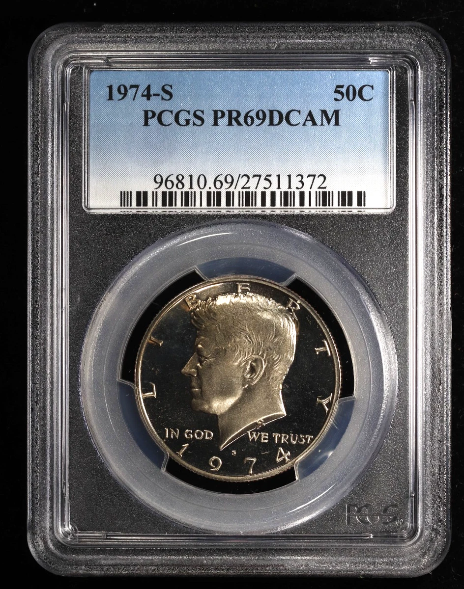 PR 69 Graded 1974 Kennedy US Half Dollars (1964-Now) for sale | eBay