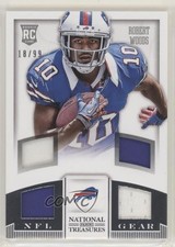 2013 National Treasures Rookie NFL Gear Materials Quad 18/99 Robert Woods 0ne3