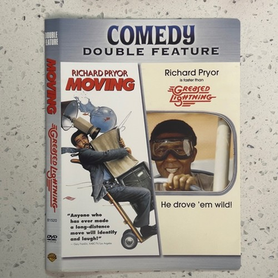 #ad #ad Moving Greased Lightning DVD 1988 Richard Pryor Double Feature Comedy $7.83