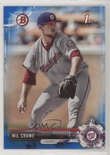 2017 Bowman Draft Blue 46/150 Wil Crowe #BD-165 fz4
