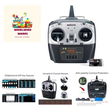 8 Channels 2.4GHz RC Remote Transmitter and R8EF Receiver APP Parameter Setup...