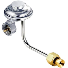 1 lb Propane Tank Regulator with 3/8" Flare Nut Universal Low Pressure Valve ...