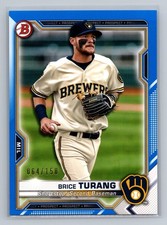 2021 Bowman - Brice Turang (Prospect) (SP) Blue 064/150  BP-10