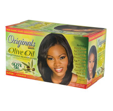 Originals by Africas Best Olive Oil No Lye Super Relaxer Kit for Coarse Hair