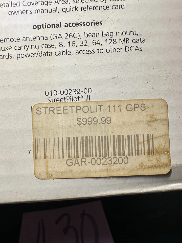 Garmin StreetPilot III GPS W/ Cables Manuals CD & Data Card Bundle - Image 3 of 4