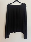 Eileen Fisher Skirt Asymmetrical Black Elastic Band - Size S — photo 4