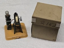 Vintage 1950s Fleischmann #235 Tin Steam Toy Man Grinding Stone / West Germany