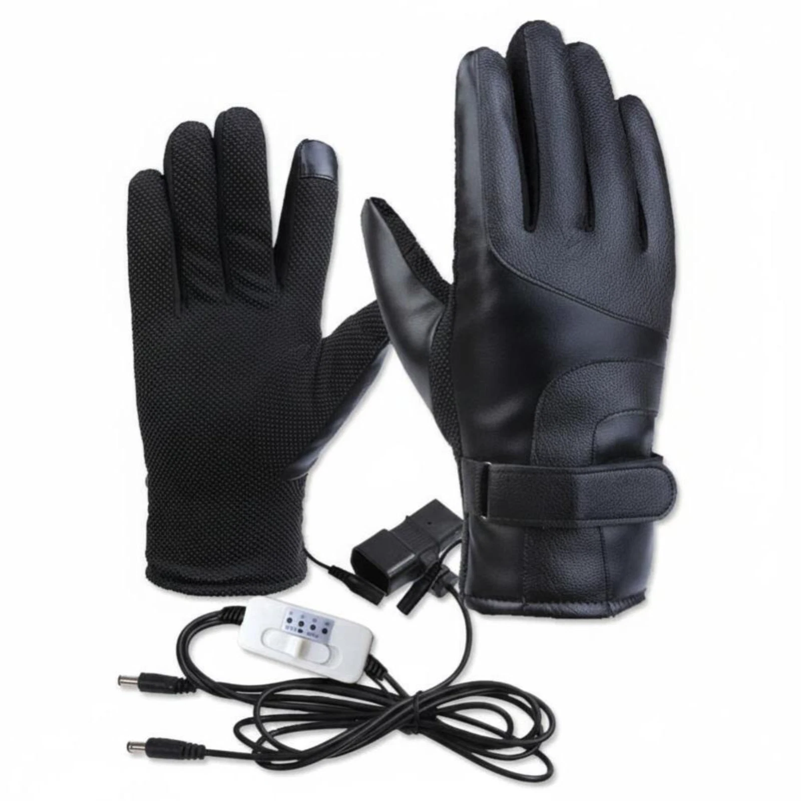 Heated waterproof touchscreen gloves
