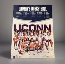 2025-2026 UCONN WOMENS BASKETBALL POSTER 18x2...