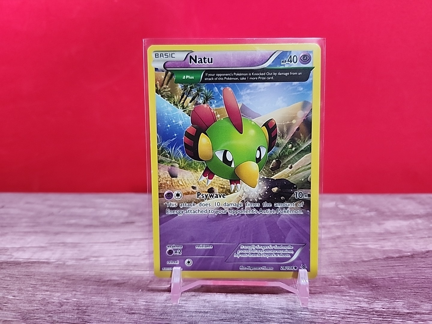 Natu (28 Delta) Reverse Holo #28/108 Common XY - Roaring Skies LP