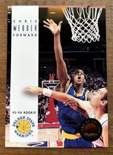 Chris Webber 1993-94 SkyBox Premium ROOKIE RC #227 HOF Golden State Warriors NBA