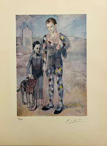 PABLO PICASSO, ORIGINAL SIGNED PRINT, INCLUDES COA & $3,500 APPRAISAL.