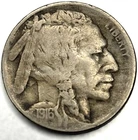 1916 S Buffalo Nickel Nice F Fine Better Date 5c US Coin - 1355