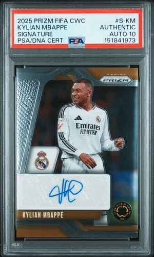 Kylian Mbapp Panini Prizm Kylian Mbapp Auto