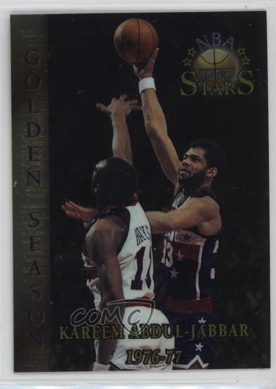 1996 Topps Stars Golden Season Finest Kareem Abdul-Jabbar #51 HOF 01i1