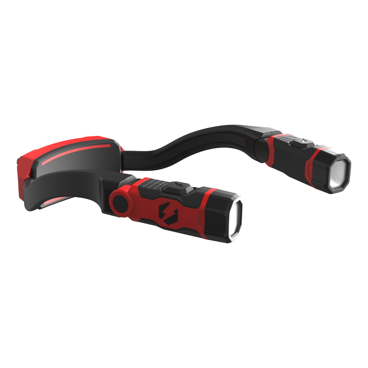 E-Z Red ANYWEAR Rechargeable 350 Lumens Dimmable Neck Light - Red
