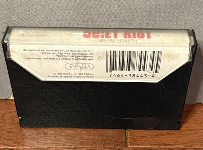 Quiet Riot Metal Health 1986 Cassette Tested Heavy Metal Glam Rock Pasha - Image 2 of 4