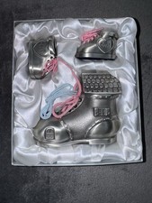 3pc Stephan Baby Pewter Keepsake - Bank, First Tooth, First Hair Cut