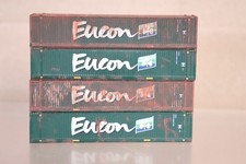 GRAHAM FARISH N WEATHERED 48' EUCON CONTAINER INTERMODAL HUSKY MAXI-IV 2on
