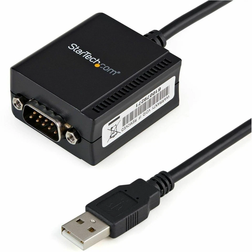 StarTech 1 Port FTDI USB to Serial RS232 Adapter Cable with COM Retention - DB-9 - Image 2 of 4