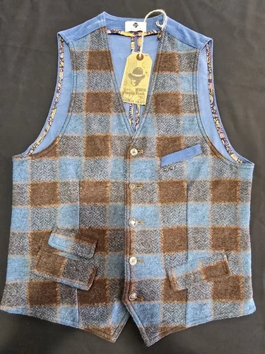 Garry's Earth Vest Handcrafted Made In Italy Size M Cod.17 - product listing photo