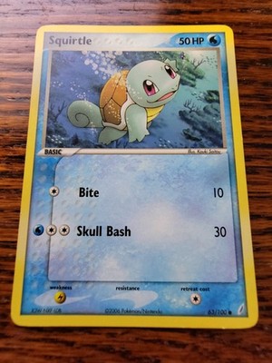 Squirtle 63/100 Crystal Guardians Regular