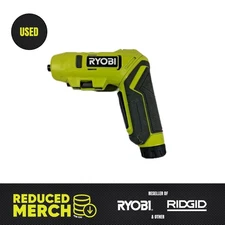 Ryobi USB 4-Volt Lithium Screwdriver With Pivoting Head FVD50 R