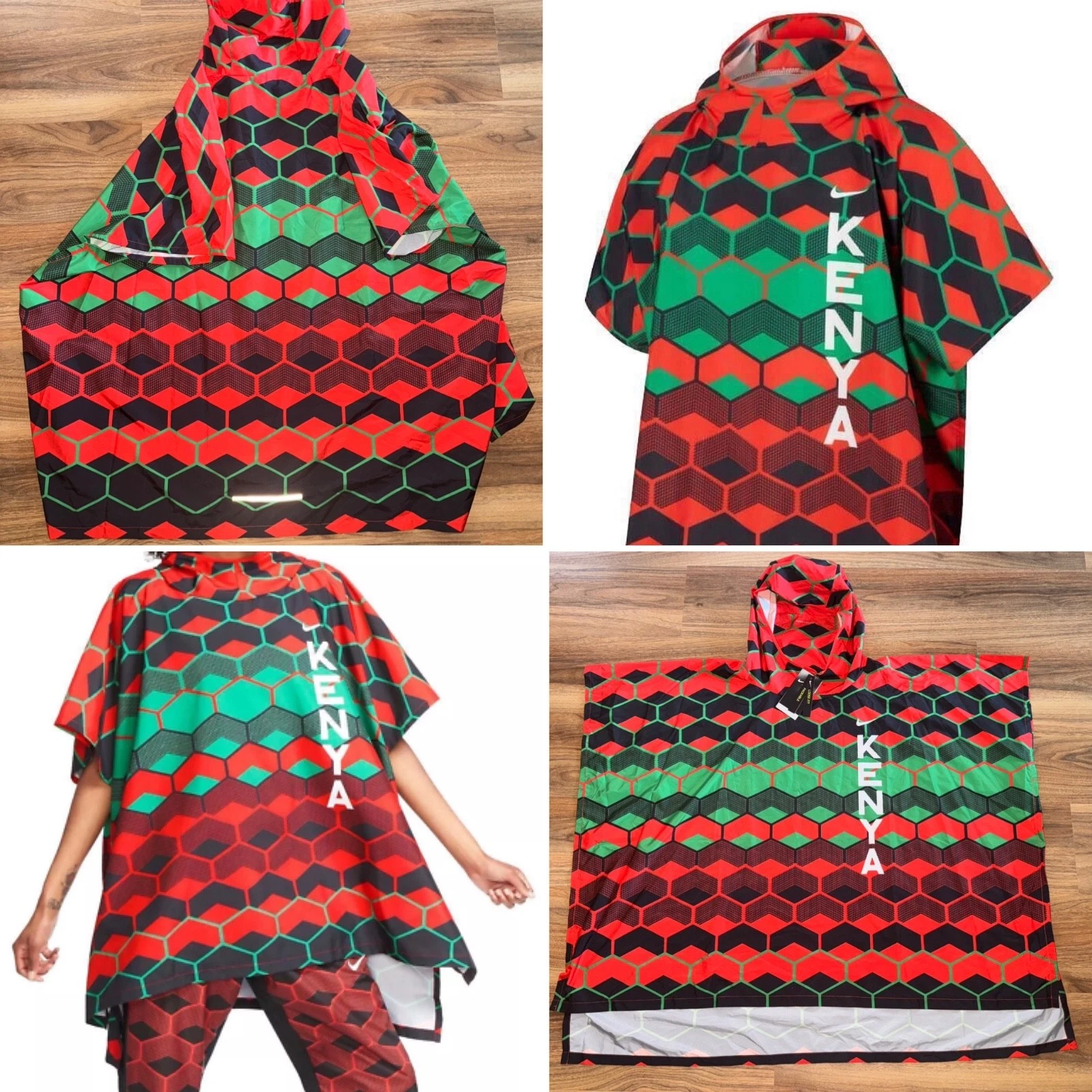NWT Nike Windrunner Marathoner KENYA Poncho Unisex Kipchoge Repel CV0401 673 S/M
Opens in a new wind