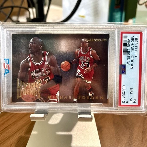 1993-94 Fleer - Living Legends Michael Jordan #4 PSA 8
