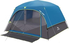 CAMEL CROWN Tents for Camping 4/6 Person Tent Waterproof 6 Person, Sky-blue 