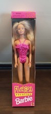 Vintage Florida Barbie 1998 - Pink Halter Bikini Blonde 20535 Summer