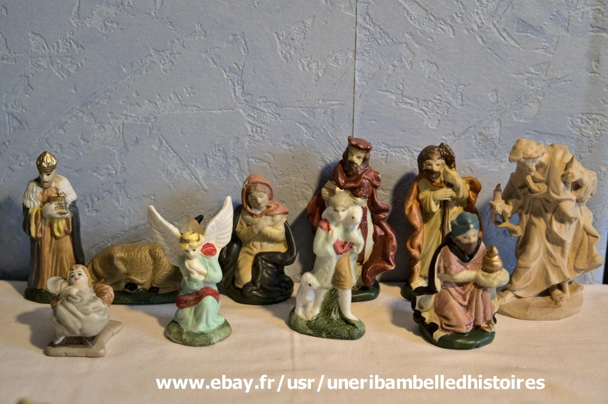 Crèche De Noël Complète (H25 Cm) Sainte-Nathalie - Crèche Et Santon