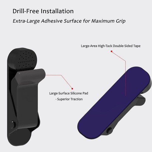 Anti-collision Windproof Gate Blocker Foldable Door Blocker For Bottom of Door - Picture 3 of 10