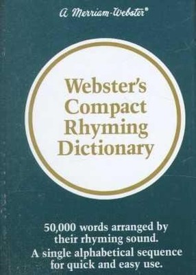 MERRIAM-WEBSTER'S COMPACT RHYMING DICTIONARY By Not Available - Hardcover *VG+*