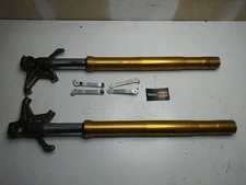 03 04 KAWASAKI NINJA ZX6R ZX636 ZX6RR OEM FORK DAMPNER SUSPENTION TUBES SET PAIR